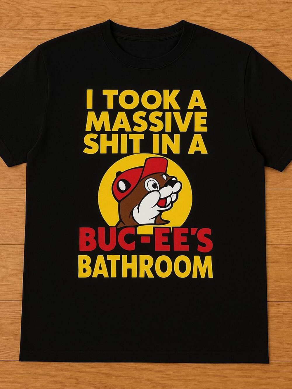 Buc-ee’s Bathroom Funny Graphic Tee | I Took a Massive Shit T-Shirt